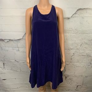 Elegant Purple Sleeveless Dress